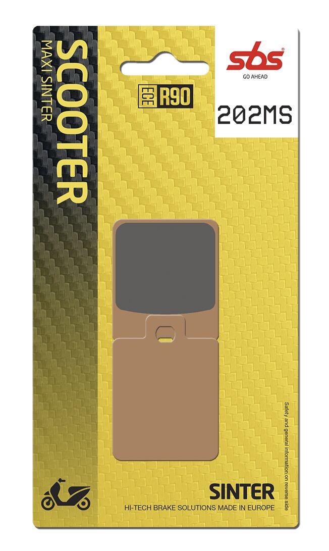 202MS - SBS MS Maxi Sintered Front Brake Pads For Vespa ET2 50 1997-2005