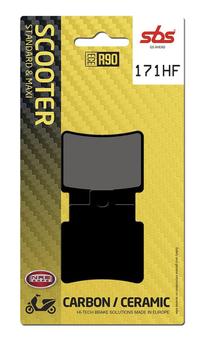 171HF - SBS HF Street Ceramic Organic Front Brake Pads For Kymco Grand Dink 250 2001-2006