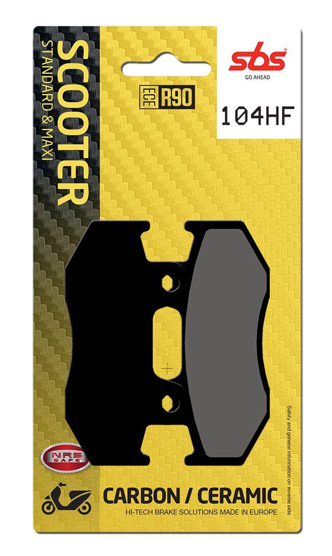 Sbs 104Hf - Hf Street Ceramic Organic Rear Brake Pads For Suzuki An 250 1998-2003