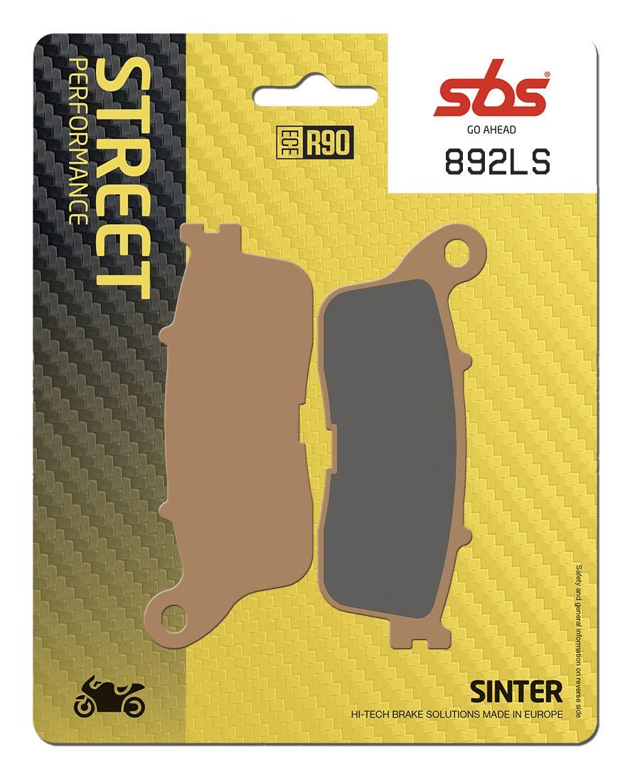 892LS - SBS LS Street Excel Sintered Rear Brake Pads For Honda VFR 1200 FD 2011-2016
