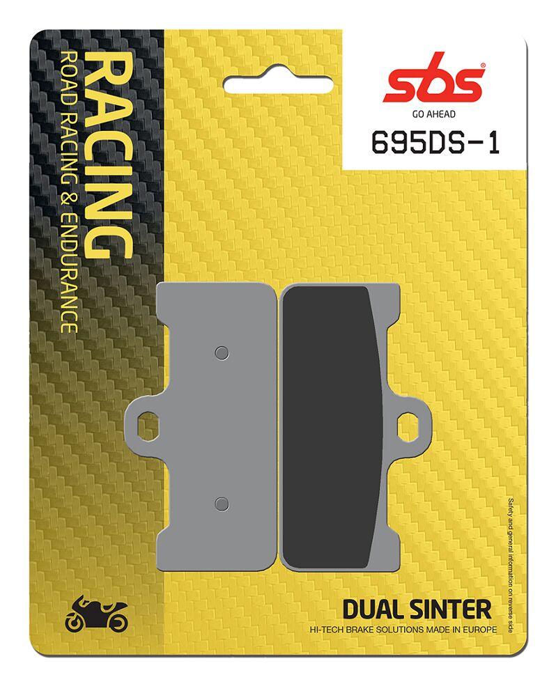 Sbs 695Ds-1 - Ds Dual Sintered Front Brake Pads For Aprilia Sxv 450 2008-2010