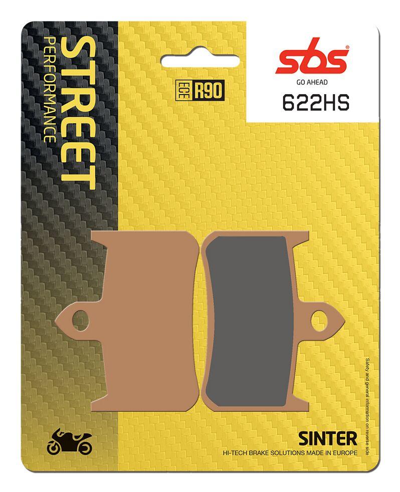 622HS - SBS HS Street Excel Sintered Front Brake Pads For Honda CB1000F 1993-1996