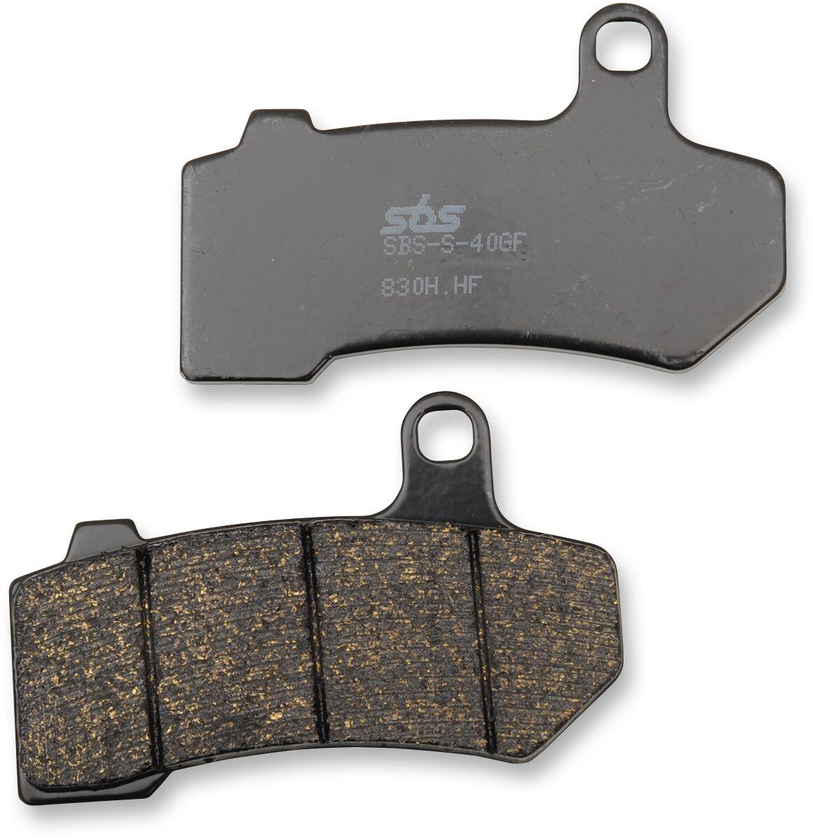 830H.HF - SBS HHF Street Ceramic Organic Front Brake Pads For Harley Davidson FLHR 1584 Road King 2008
