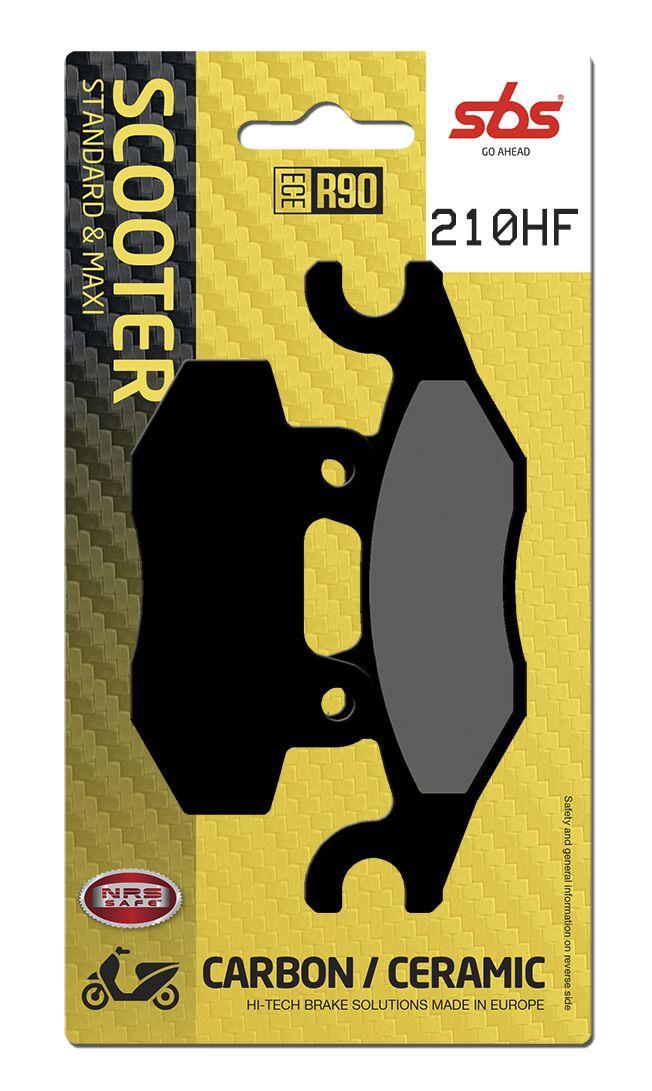 210HF - SBS HF Street Ceramic Organic Front Brake Pads For TGB X-Large 125 2011