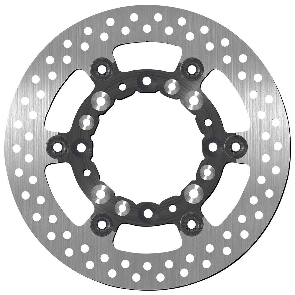 5292 - SBS Stainless Steel Front Brake Disc For Kawasaki KDX125 SR 1990-2002 - Black/Silver