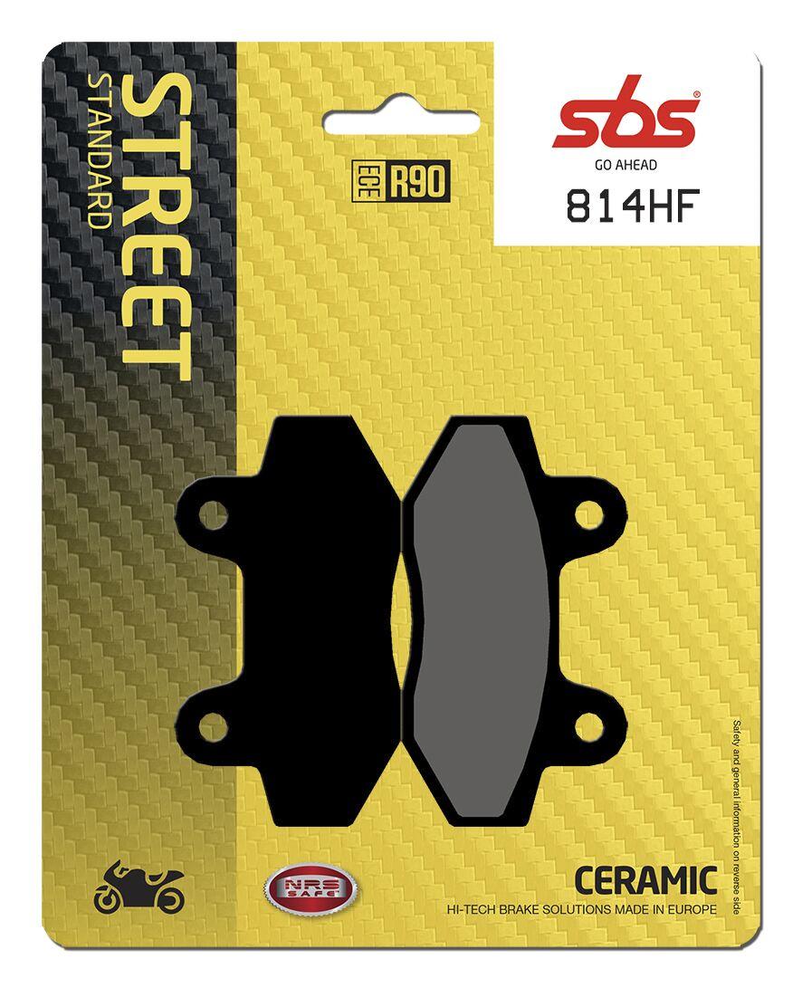 814HF - SBS HF Street Ceramic Organic Front Brake Pads For Mash Cafe Racer 125 2015-2016