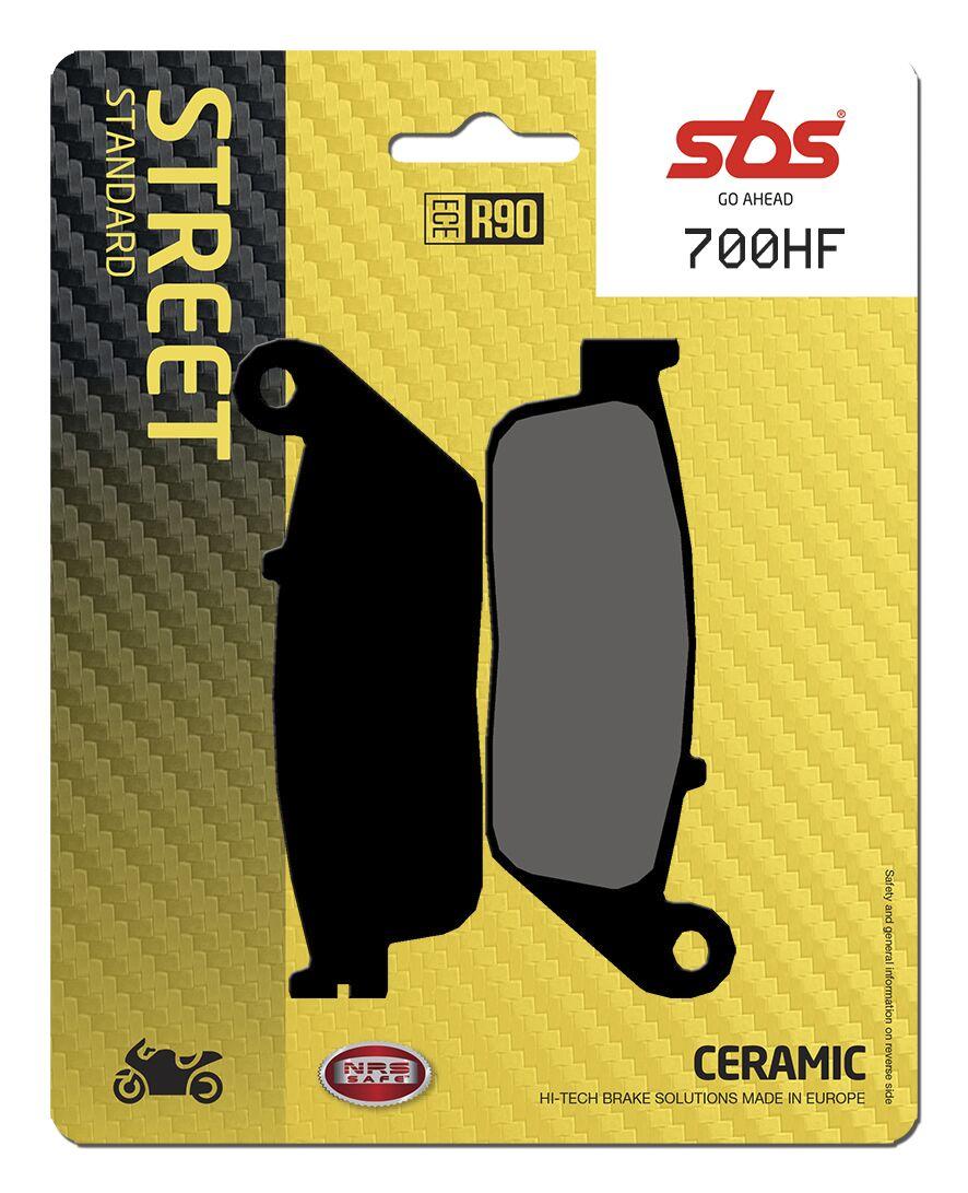 Sbs 700Hf - Hf Street Ceramic Organic Front Brake Pads For Honda Cb500 F 2013-2021
