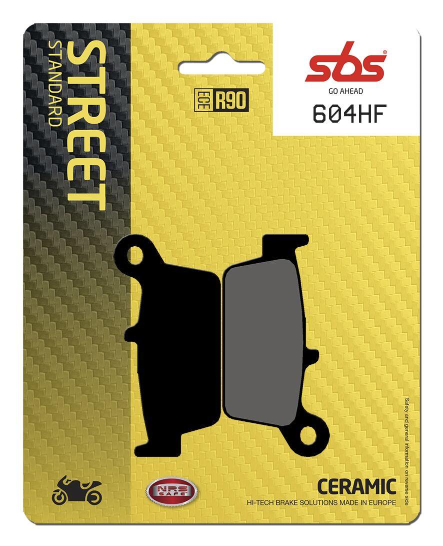 604HF - SBS HF Street Ceramic Organic Rear Brake Pads For HM Moto CRE 50 2006-2013
