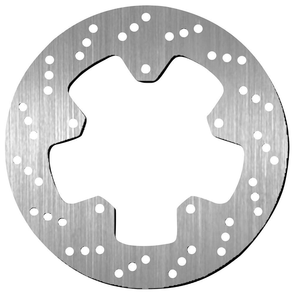 5196 - SBS Standard Round Front Left Brake Disc For Adiva AD 250 2007 - Silver