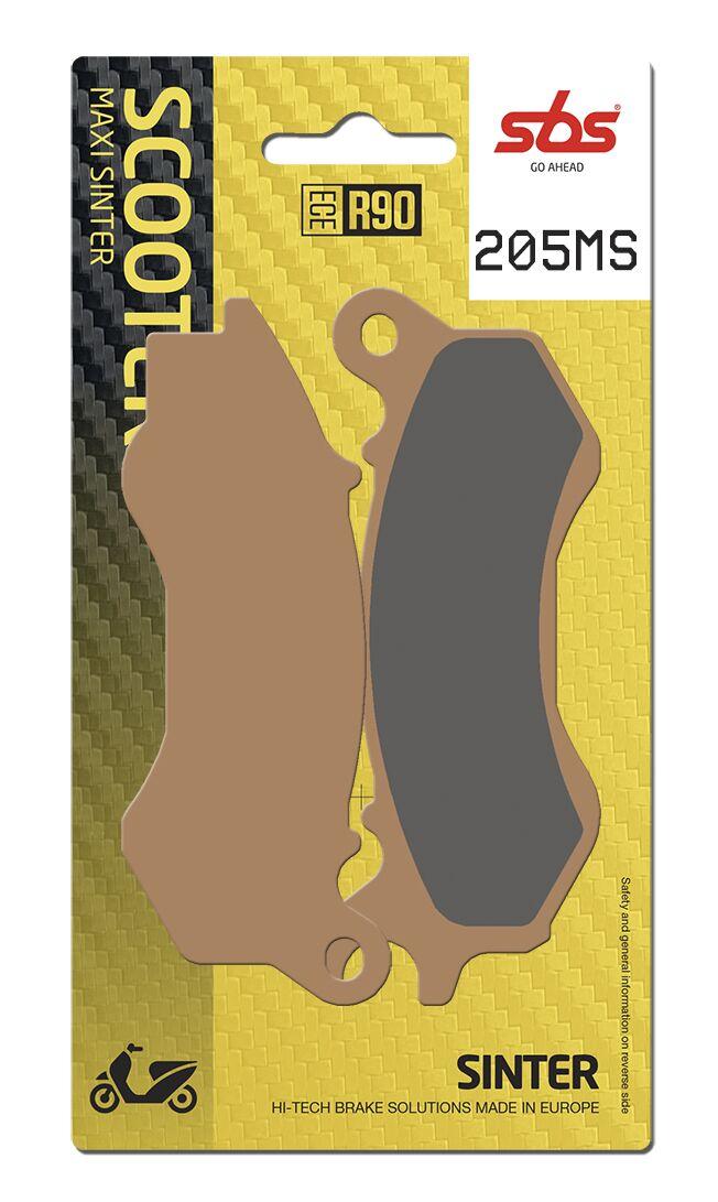 205MS - SBS MS Maxi Sintered Front Brake Pads For Peugeot Django 125 2015-2016