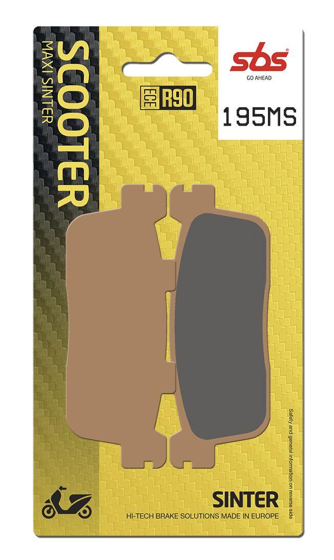 195MS - SBS MS Maxi Sintered Rear Brake Pads For Kymco K-XCT 125 I 2013-2014