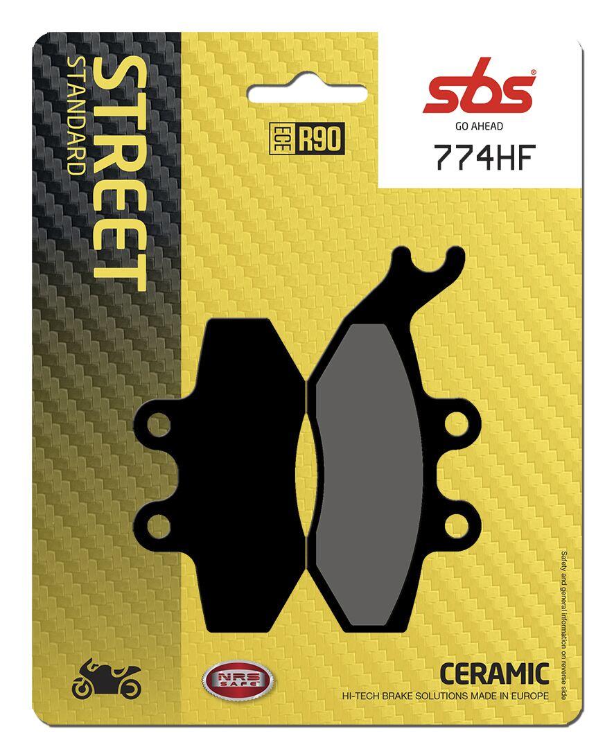 774HF - SBS HF Street Ceramic Organic Front Brake Pads For Beta ALP 125 2006-2009
