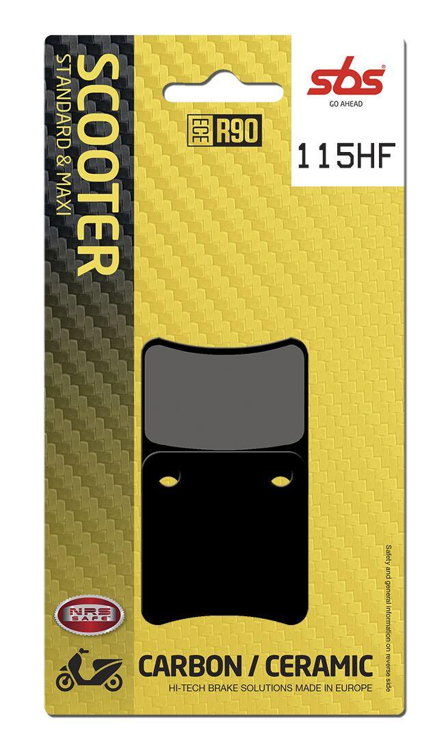 Sbs 115Hf - Hf Street Ceramic Organic Front Brake Pads For Daelim Bonita 50 2011-2012