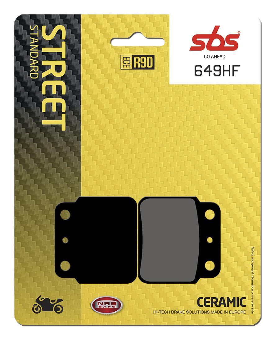649HF - SBS HF Street Ceramic Organic Rear Brake Pads For Arctic Cat Textron 400 2X4 2007-2008