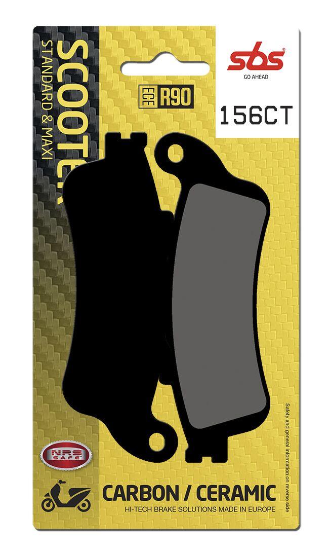 156CT - SBS Carbon Tech Organic Front Brake Pads For Honda FES 250 1998-2002