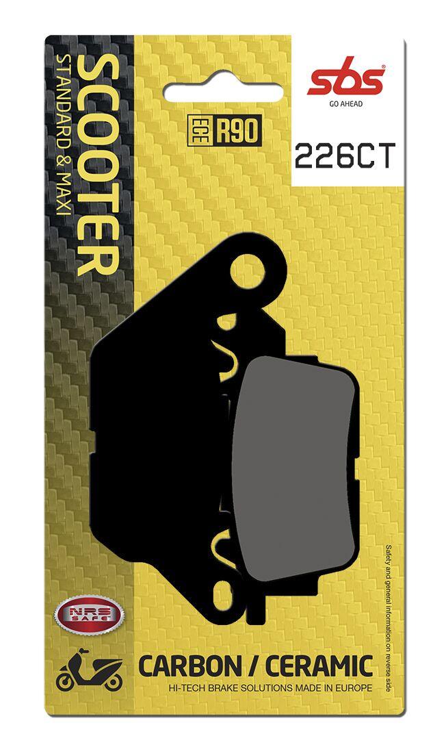 Sbs 226Ct - Carbon Tech Organic Front Brake Pads For Yamaha Eje 025 2023