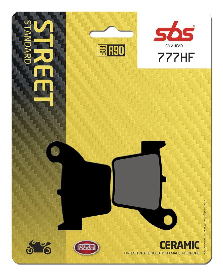 777HF - SBS HF Street Ceramic Organic Rear Brake Pads For Megelli Sport 125 R 2009-2010