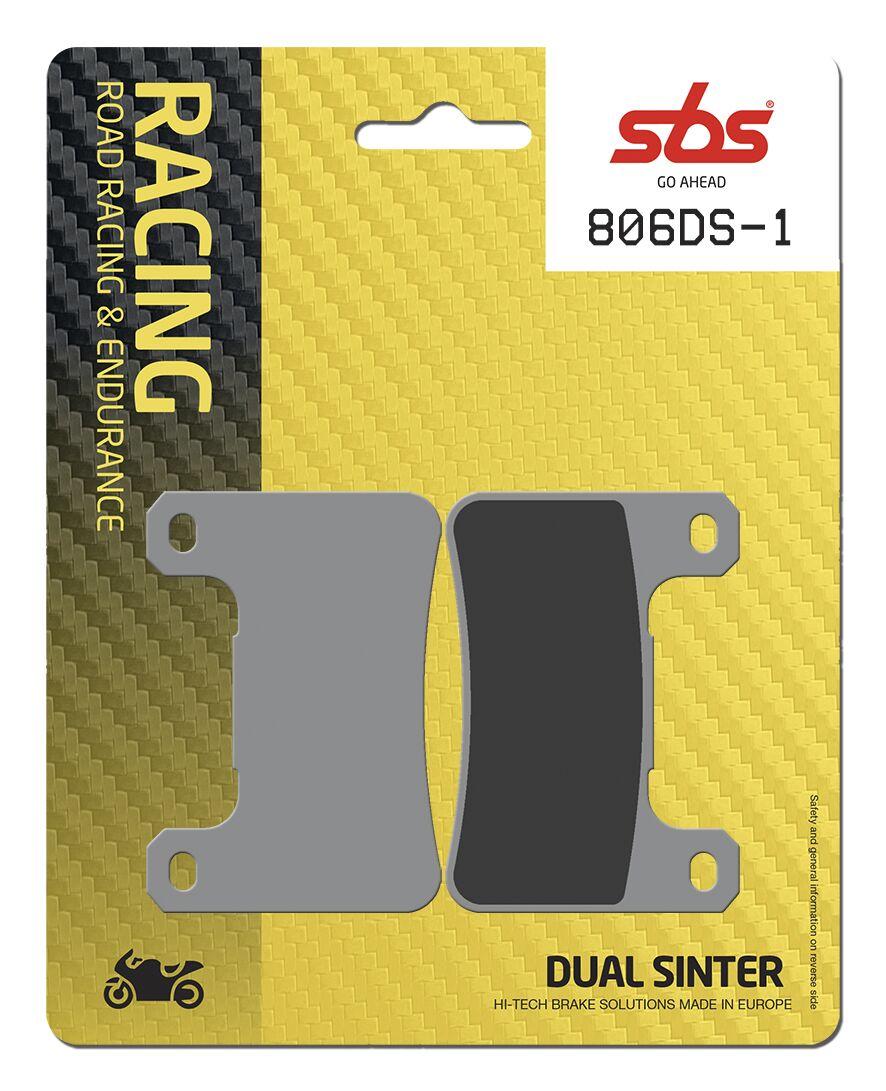 806DS-1 - SBS DS Dual Sintered Front Brake Pads For Suzuki GSX1300R 2008-2012