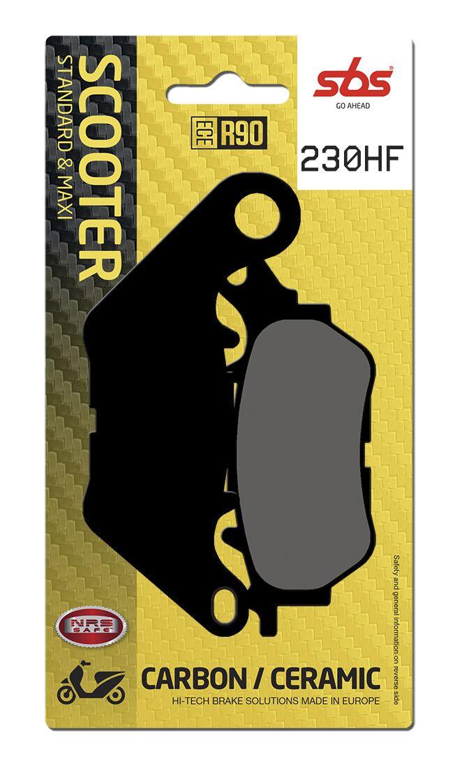Sbs 230Hf - Hf Street Ceramic Organic Rear Brake Pads For Yamaha Mw 300 2020-2022
