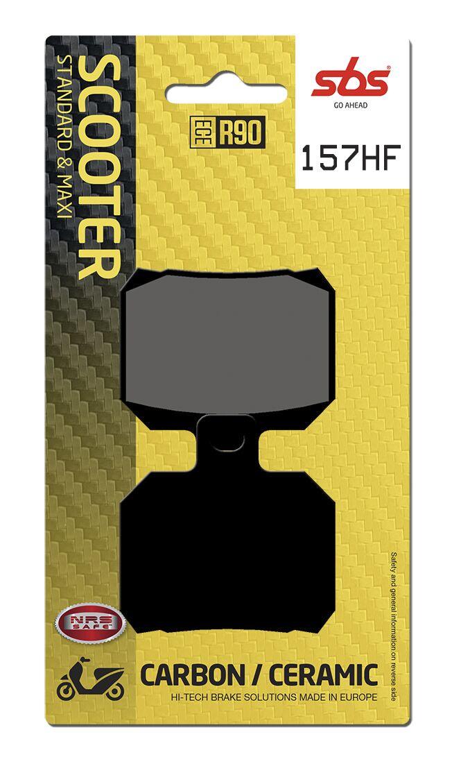 Sbs 157Hf - Hf Street Ceramic Organic Front Or Rear Brake Pads For Piaggio Beverly 500 2006-2012