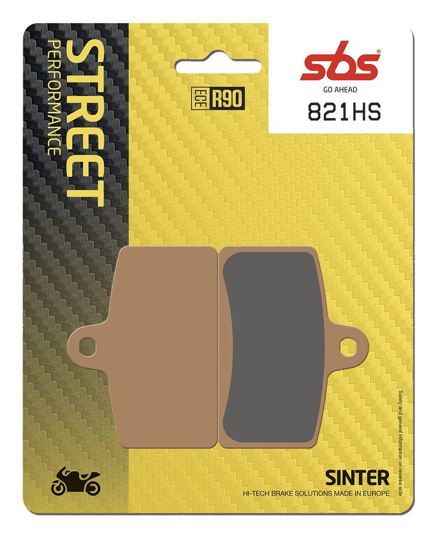 821HS - SBS HS Street Excel Sintered Front Brake Pads For Malaguti Drakon 50 NDK 2007