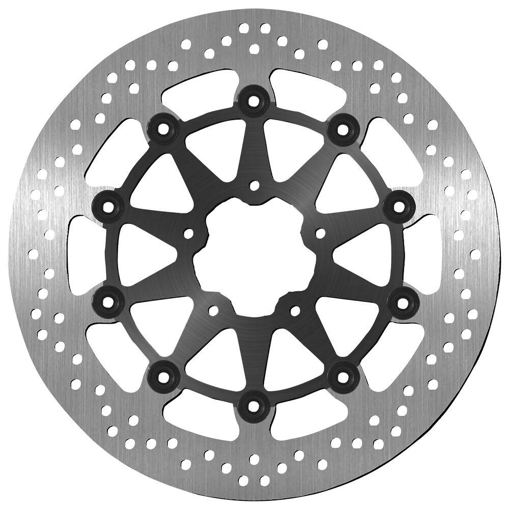 5093 - SBS Stainless Steel Front Brake Disc For Suzuki GSX1300R Hayabusa 1999-2007 - Black/Silver