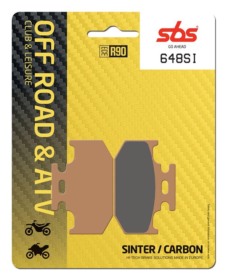 648SI - SBS SI Sintered Rear Brake Pads For Suzuki DR350 1997-1998