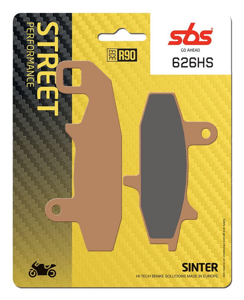 626HS - SBS HS Street Excel Sintered Front Brake Pads For Suzuki DR650 R 1992