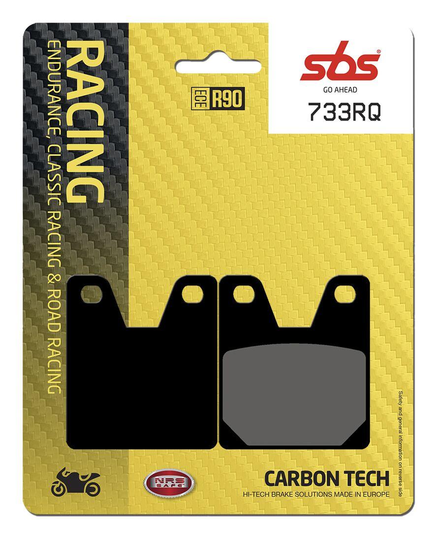 733RQ - SBS RQ Road Racing Carbon Tech Rear Brake Pads For Yamaha YZF-R1 1000 1998-2001