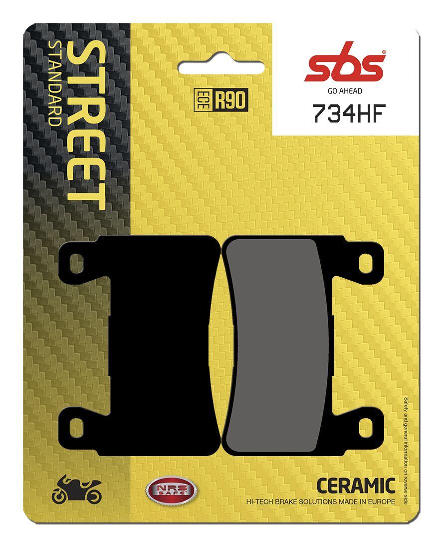 Sbs 734Hf - Hf Street Ceramic Organic Front Brake Pads For Honda Cb 1100 2014