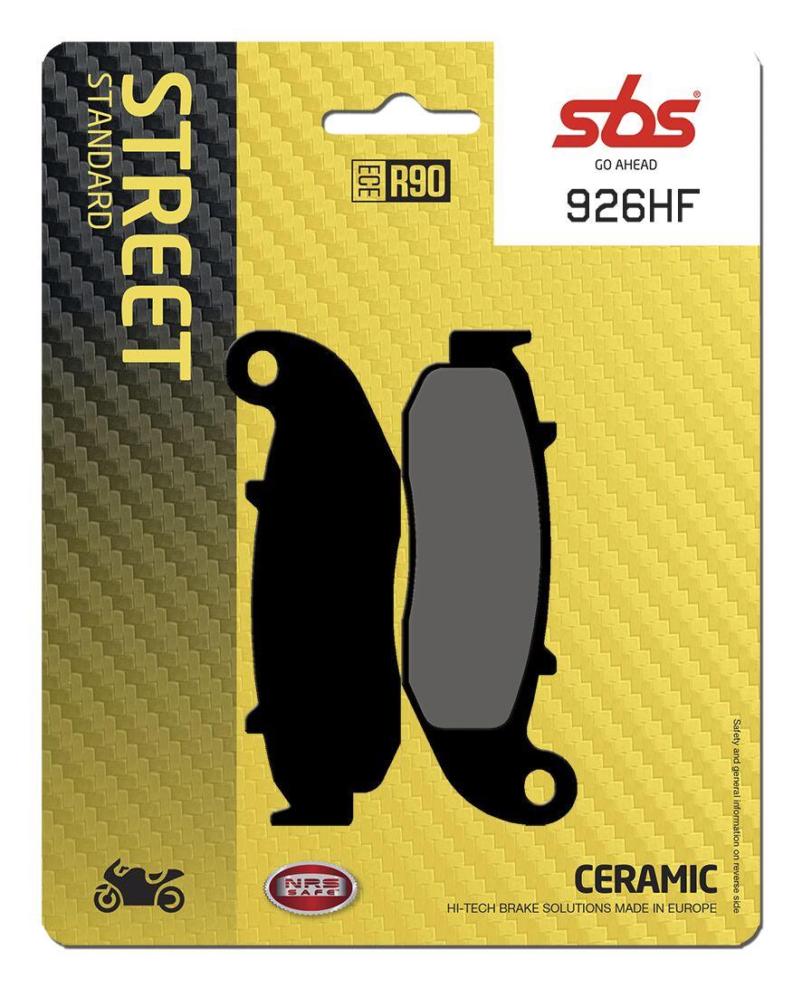 926HF - SBS HF Street Ceramic Organic Front Brake Pads For Fantic TZ 200 RR 2010