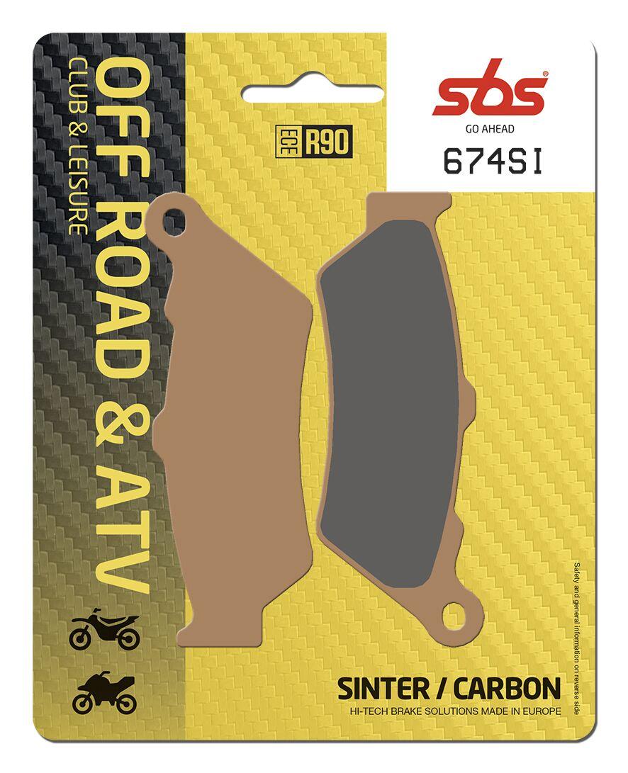 674SI - SBS SI Sintered Front Brake Pads For KTM Rally 450 2011-2022
