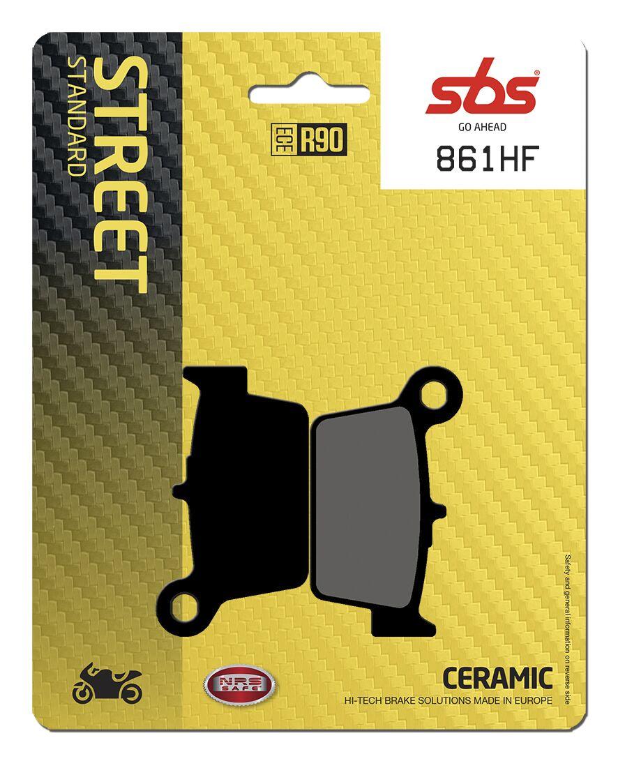 Sbs 861Hf - Hf Street Ceramic Organic Rear Brake Pads For Beta Alp 125 2006-2009