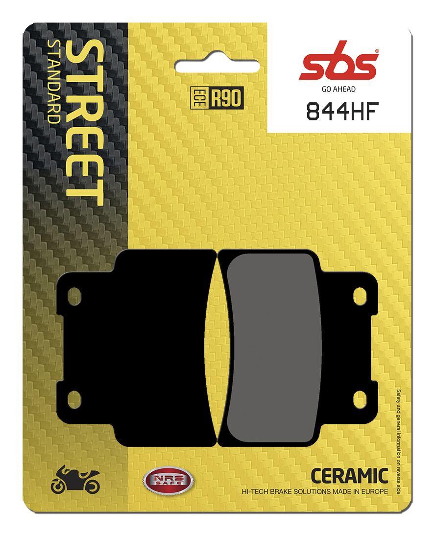 844HF - SBS HF Street Ceramic Organic Front Brake Pads For Yamaha MT-125 2014-2016