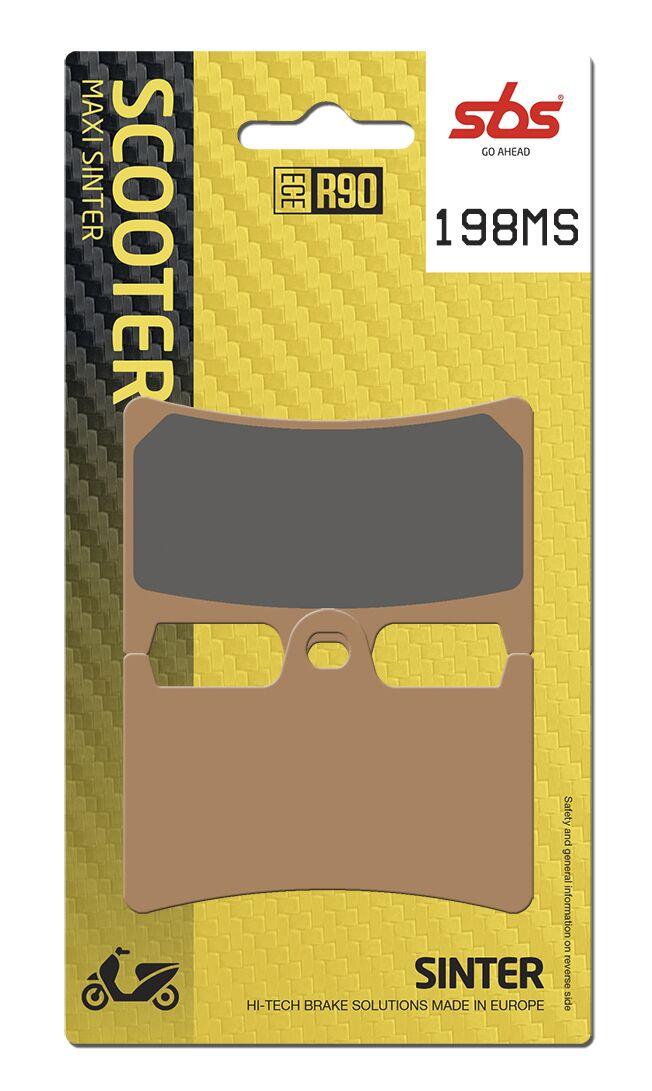 198MS - SBS MS Maxi Sintered Front Brake Pads For Yamaha XP 500 T-Max 2008-2011