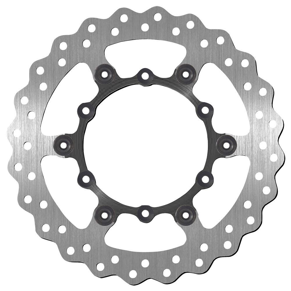 5248 - SBS Stainless Steel Front Brake Disc For Yamaha WRF250 2017-2020 - Black/Silver