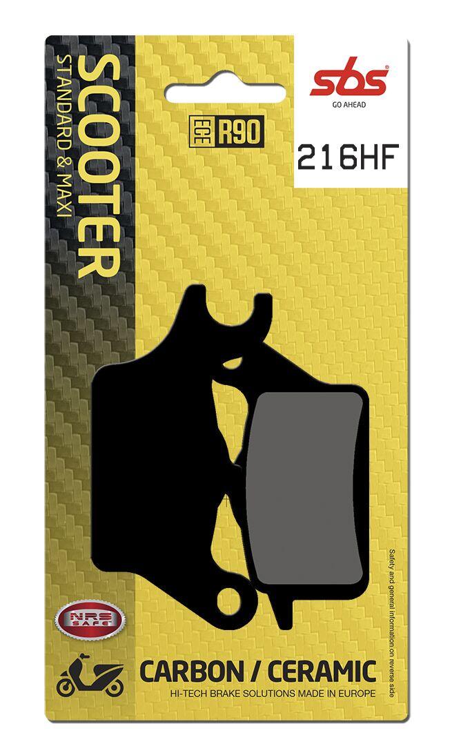 Sbs 216Hf - Hf Street Ceramic Organic Front Brake Pads For Honda Afs 110 2012-2016