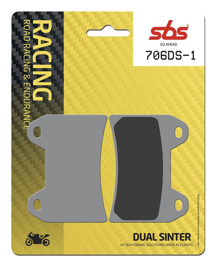 706DS-1 - SBS DS Dual Sintered Front Brake Pads For Ducati 748 R 2000