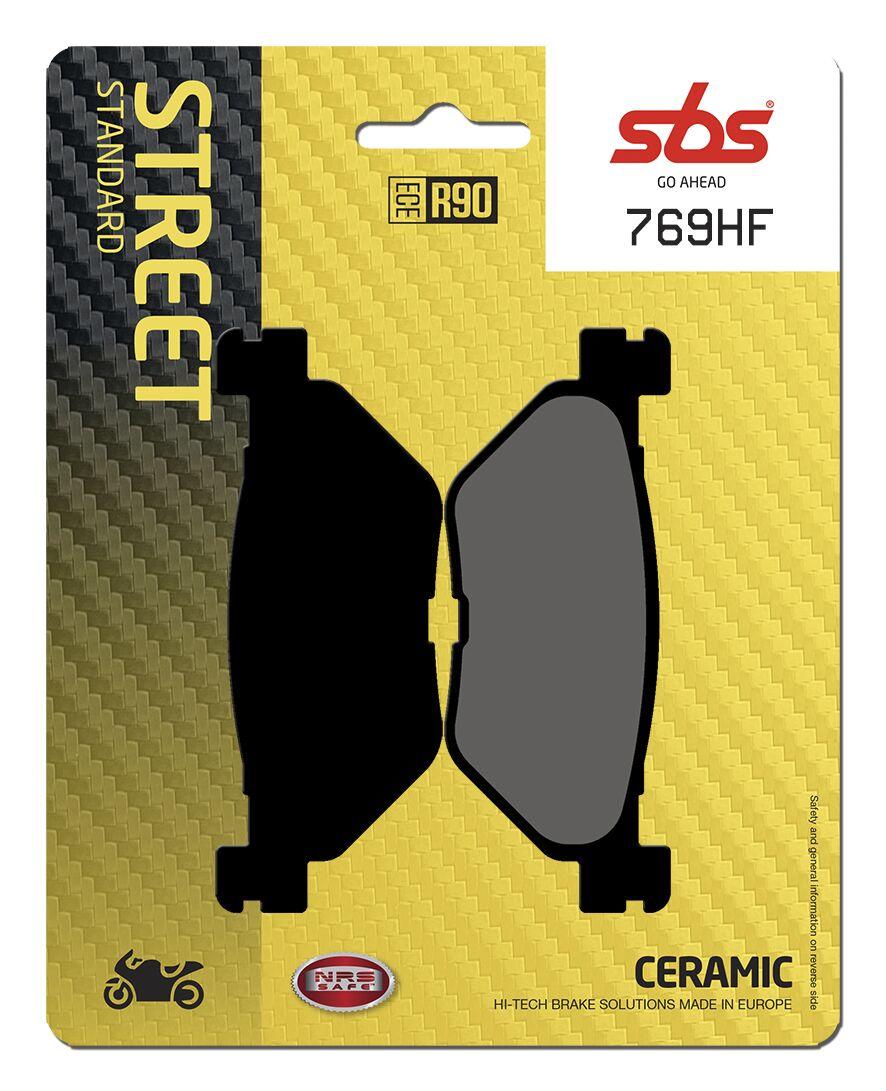 769HF - SBS HF Street Ceramic Organic Rear Brake Pads For Yamaha FJR 1300 2001-2003
