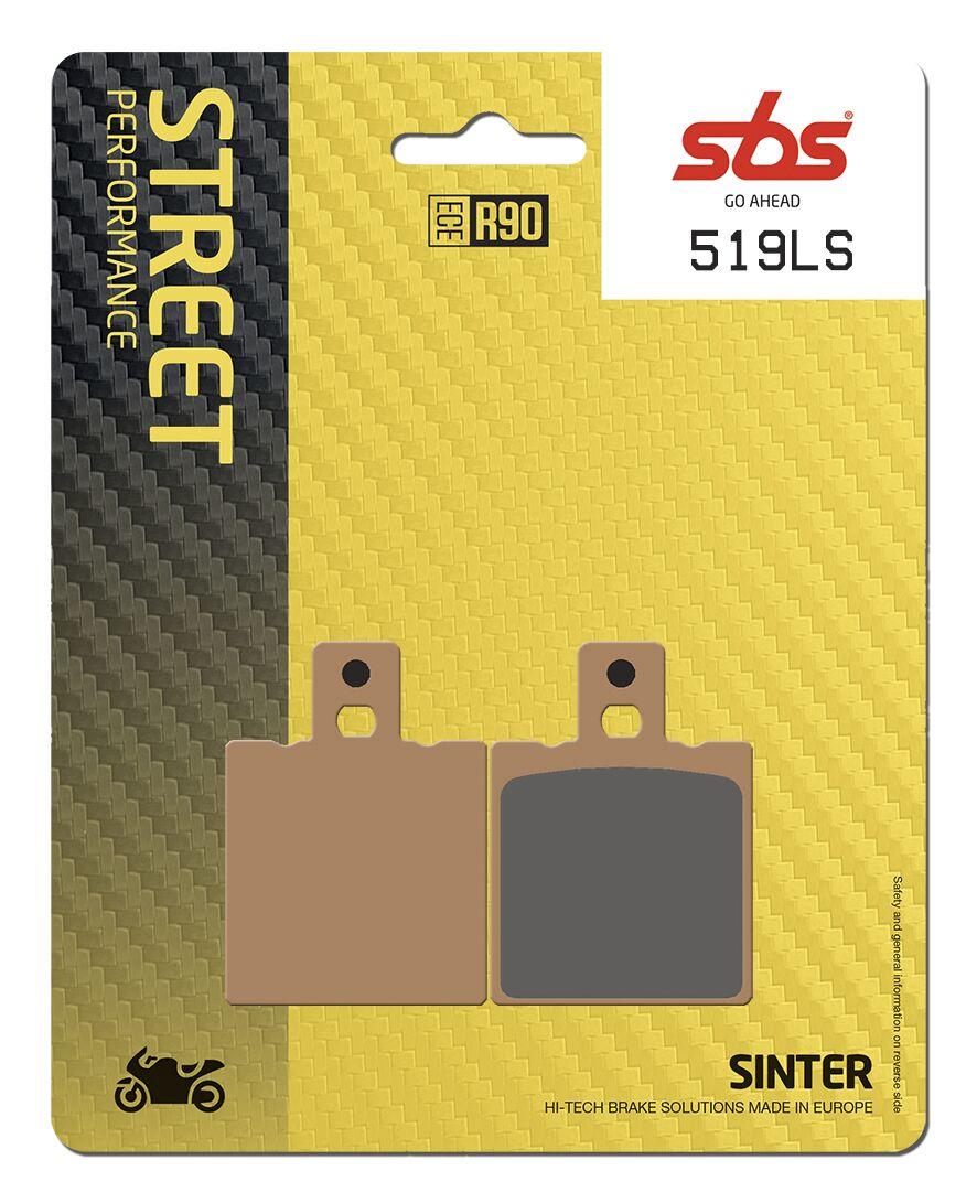 519LS - SBS LS Street Excel Sintered Rear Brake Pads For Laverda 650 Black Strike 1998-1999