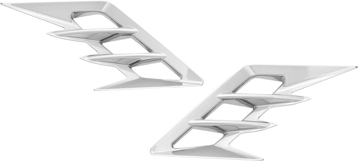 Show Chrome Chrome 52-959 - Show Front Fender Vent Filler Accent For Honda Gl 1800 2018-2023