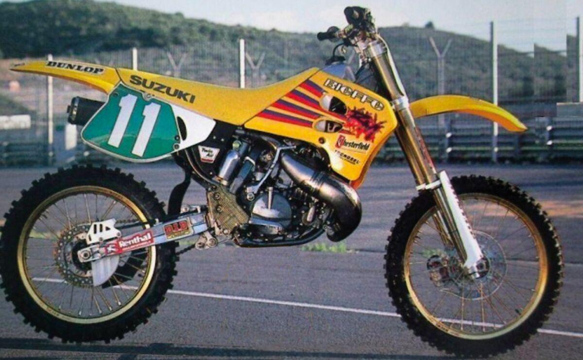 Tecnosel Yellow 13V01 - Team Suzuki Seat Cover For Suzuki Rm125 1993-1995