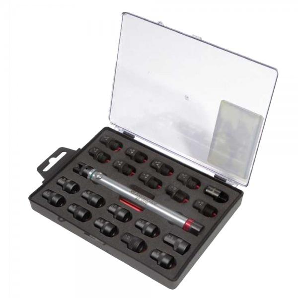Bikeservice 22 Piece Fixed Non Adjustable Spoke Torque Wrench Set