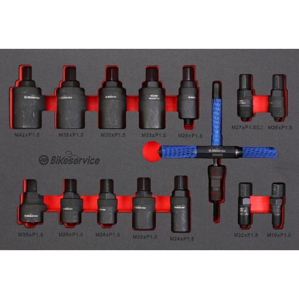 Bikeservice Complete Flywheel Puller Tool Set