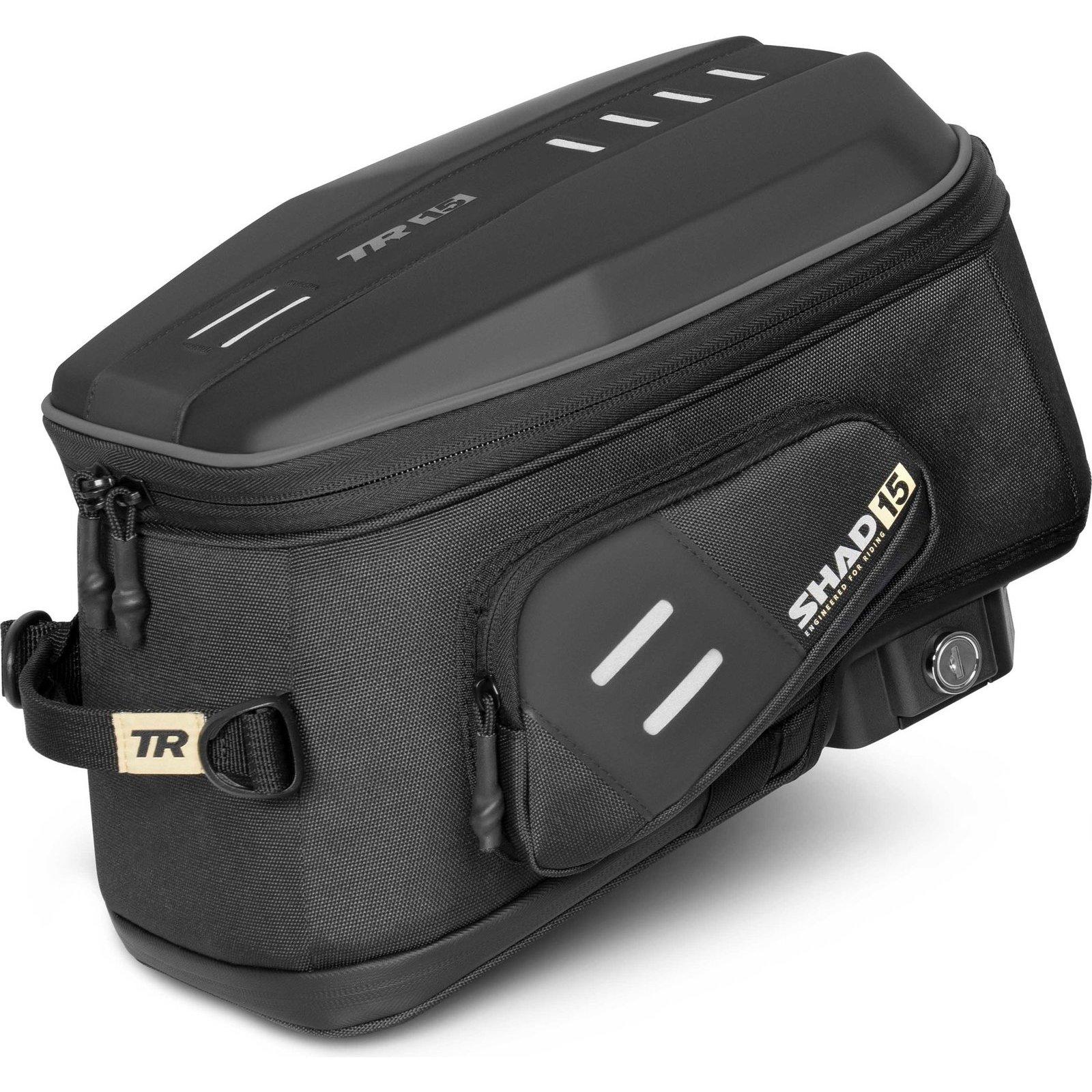 Shad Tr15cl Click System Lockable Motorcycle Tank Bag 13L
