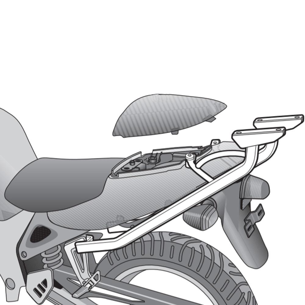Shad Top Case Fitting Kit For Suzuki Sv 650 (99-02)