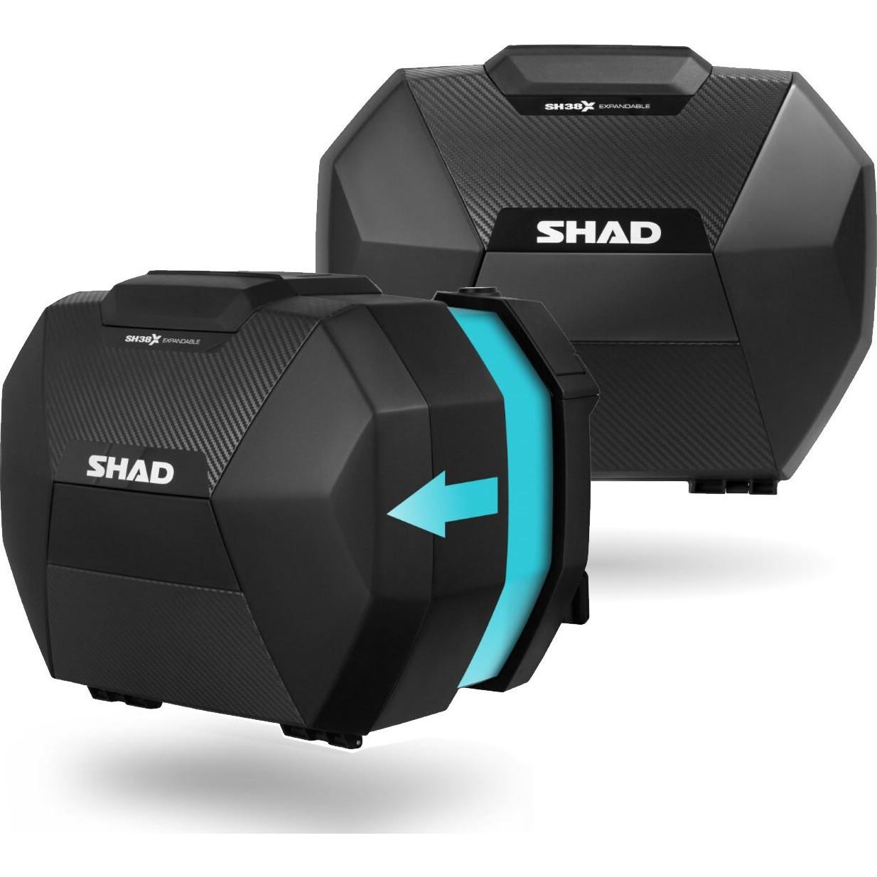 Shad SH38X Expandable Panniers Carbon (Pair)
