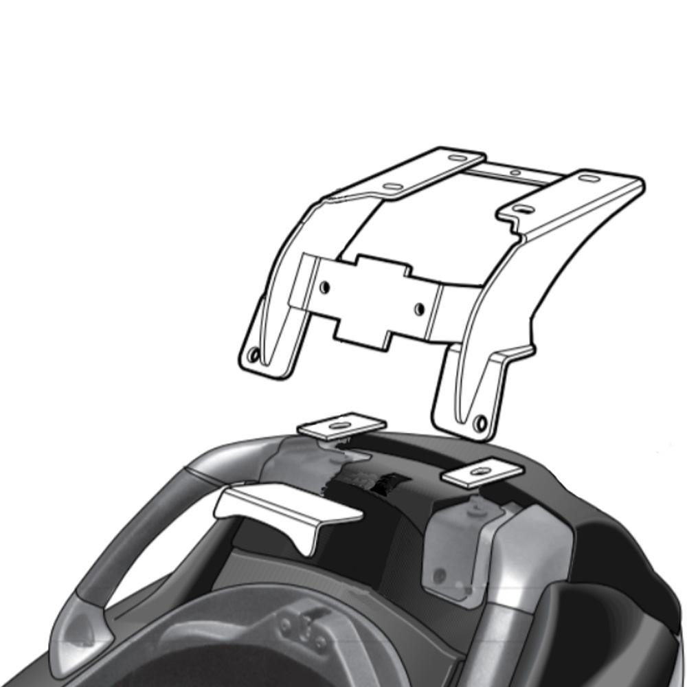 Shad Top Case Fitting Kit for Piaggio MP3 125 (07-21)