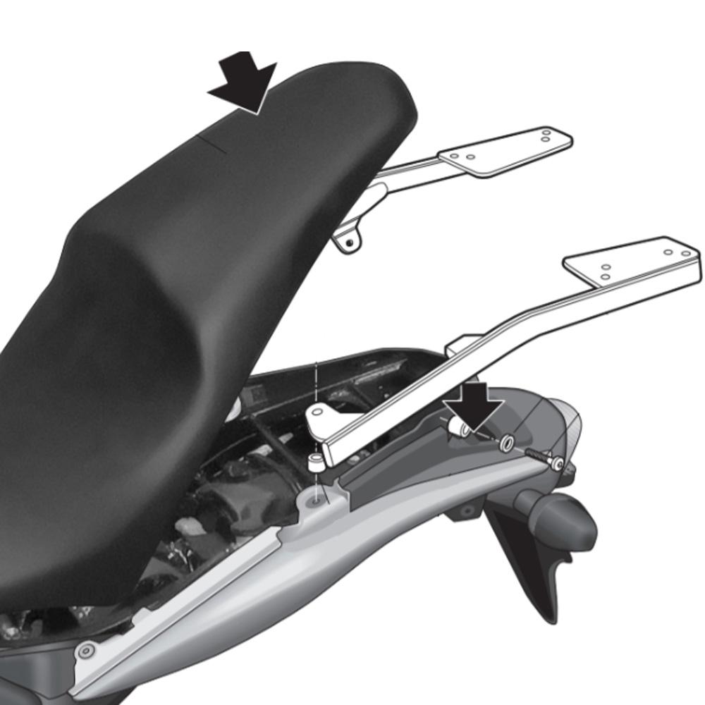 Shad Top Case Fitting Kit for Honda CB 600 F Hornet (07-10) image 2