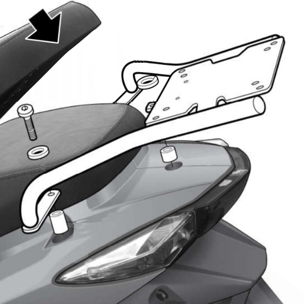 Shad Top Case Fitting Kit For Kymco Agility 125 Rs (10-22)